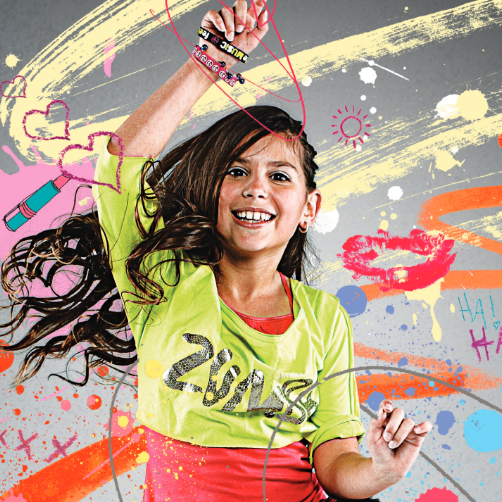 Zumba Kids Kurse mit Sabsi bei der Tanzschule MOVE!iT in Bietigheim-Bissingen, Ludwigsburg und Ingersheim